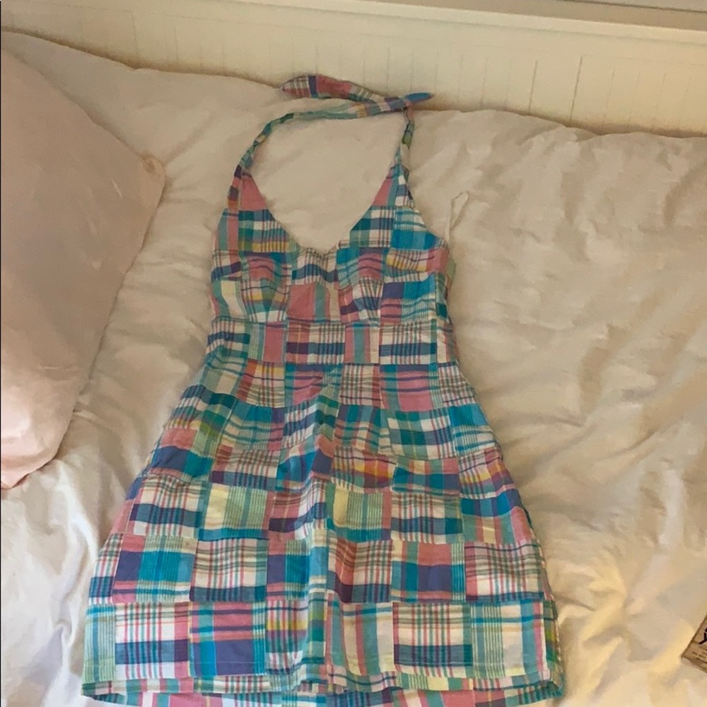 Patch halter dress size 0
